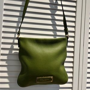 Marc Jacobs olive green crossbody. New! Never worn. Pictures show imperfections
